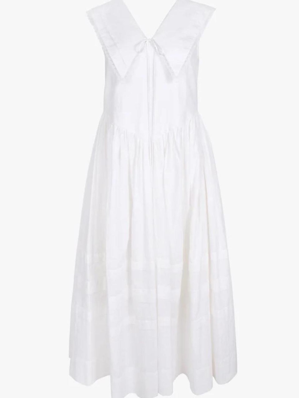 Sandy Liang Opa Dress in White - Size 2 - Picture 3 of 8